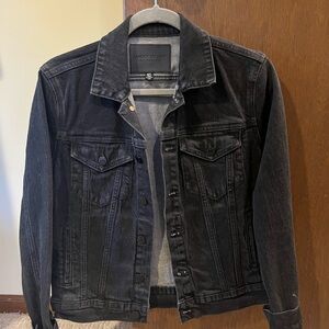 Lucky Brand Black Jean Jacket Classic Denim Style